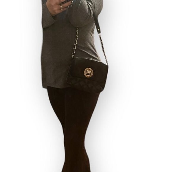 Kate Spade Gold Coast Black Leather Charlize Bag - Picture 11 of 16